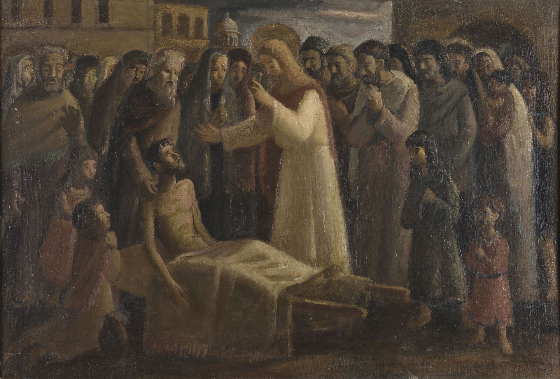 Null Fulvio PENNACCHI (1905-1992)

Cristo sana um Doente, 1944 [Le Christ guérit&hellip;