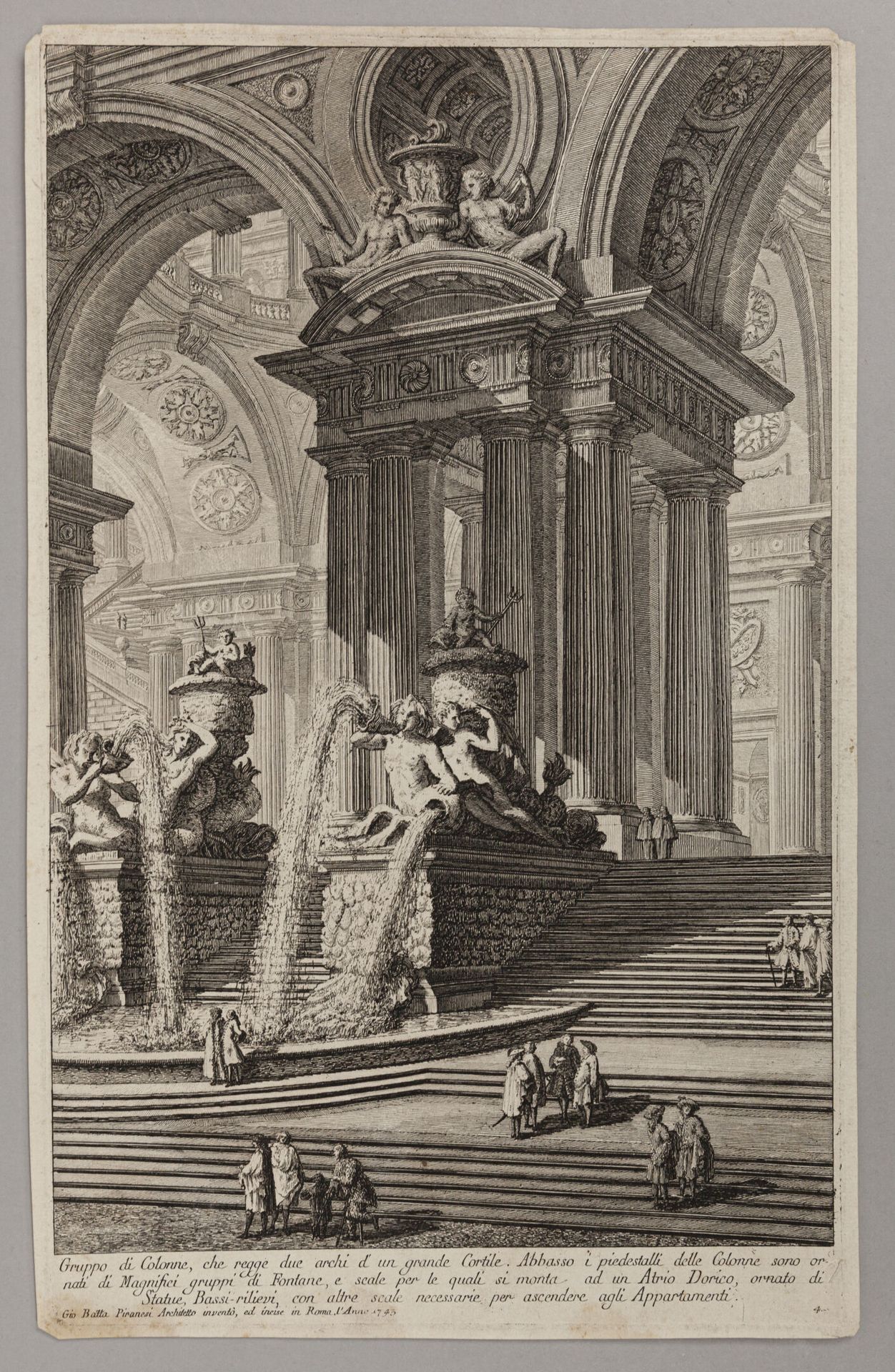 Null Giovanni Battista PIRANESI (1720-1778)
Groupe de colonnes, 1743
Planche de &hellip;