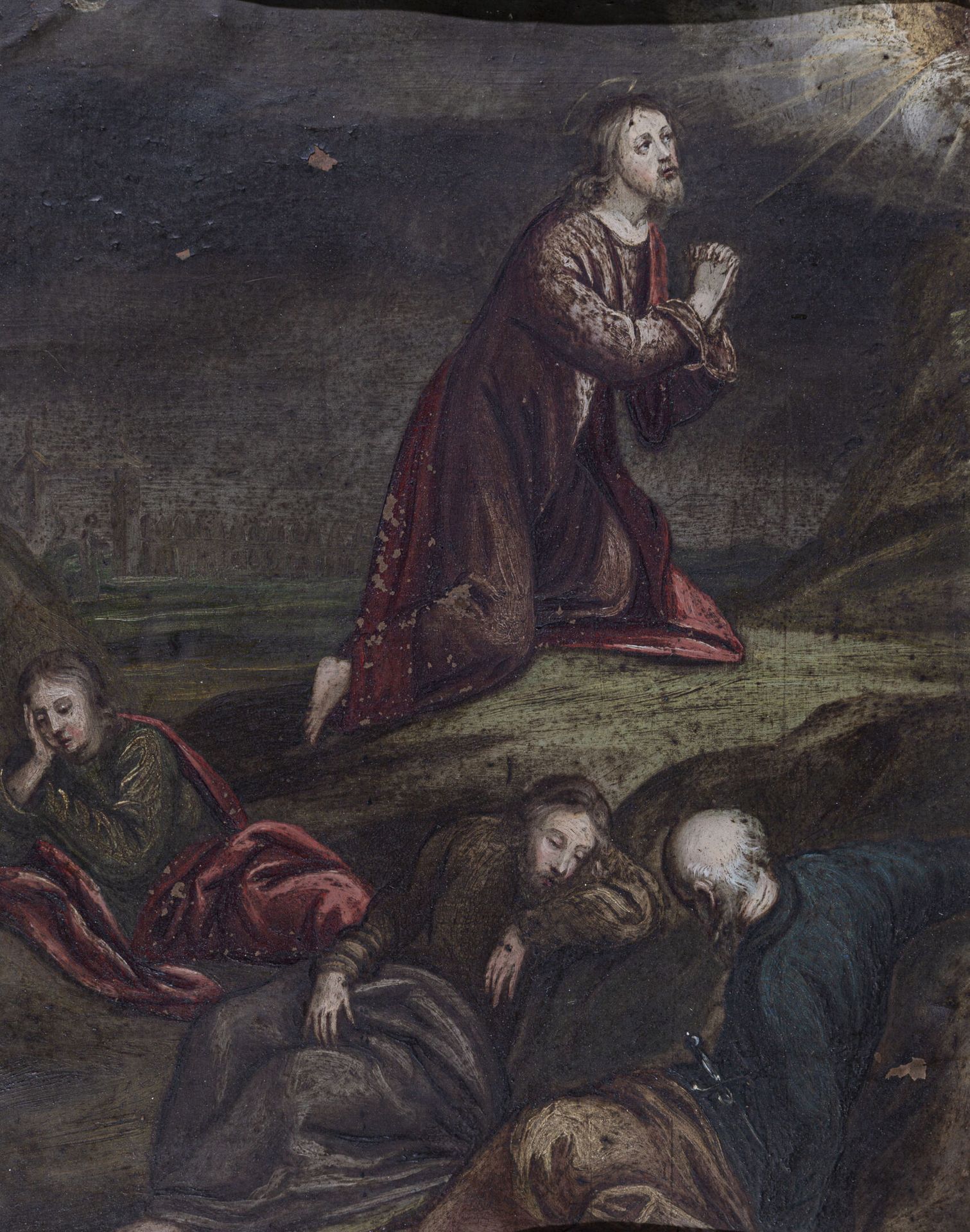 Null Scuola fiamminga del XVII secolo
Cristo sul Monte degli Ulivi
Olio su rame
&hellip;