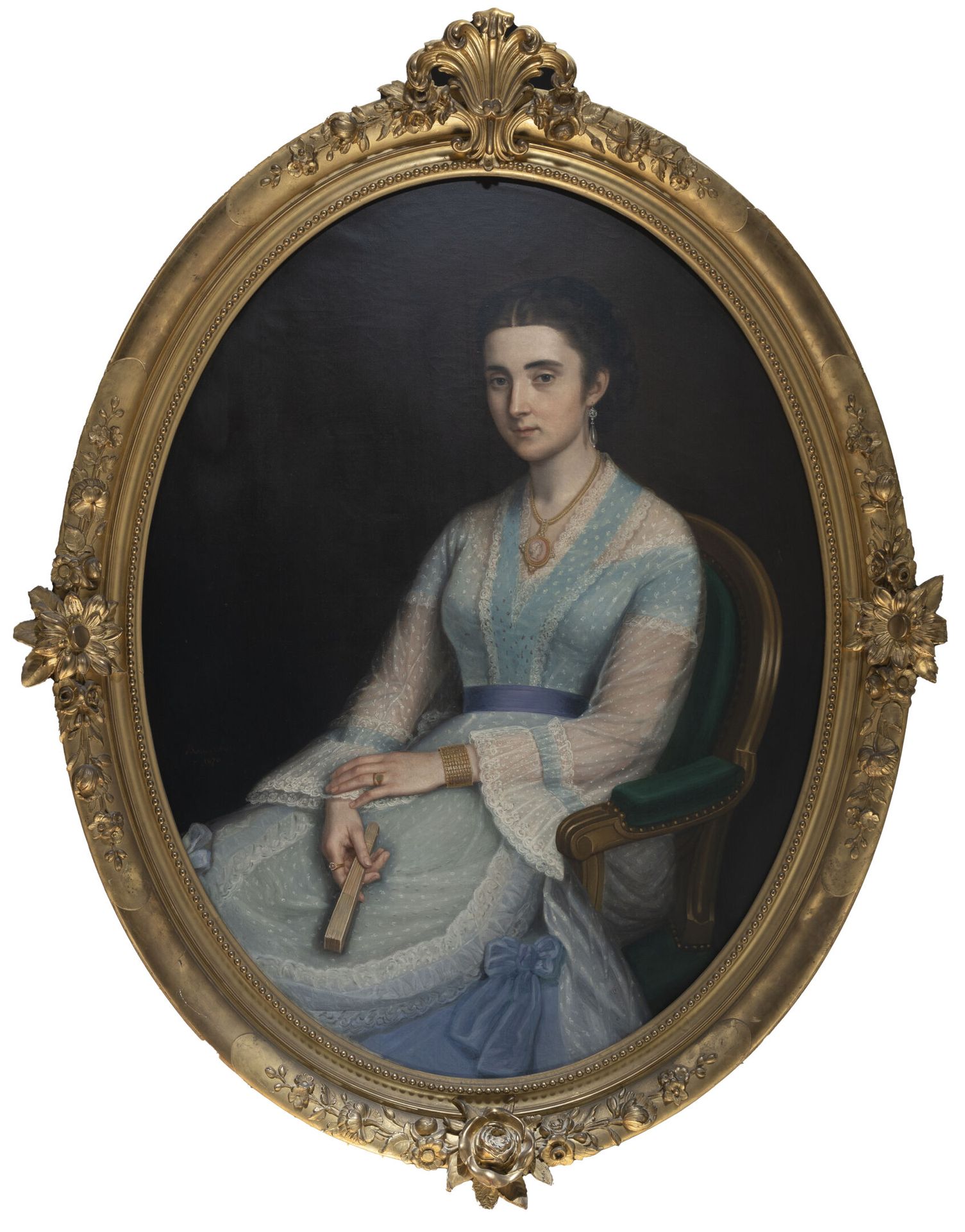 Null André REVERCHON (1808-1882)
Portrait of Jeanne Dérieux (1847-1872), wife of&hellip;