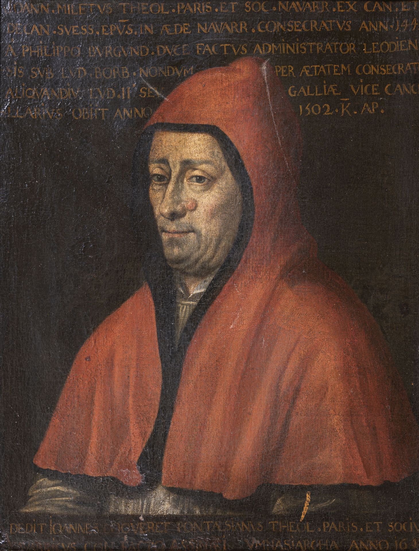 Null École FRANCAISE du XVIIème siècle
Portrait d'un théologien
Huile sur toile
&hellip;