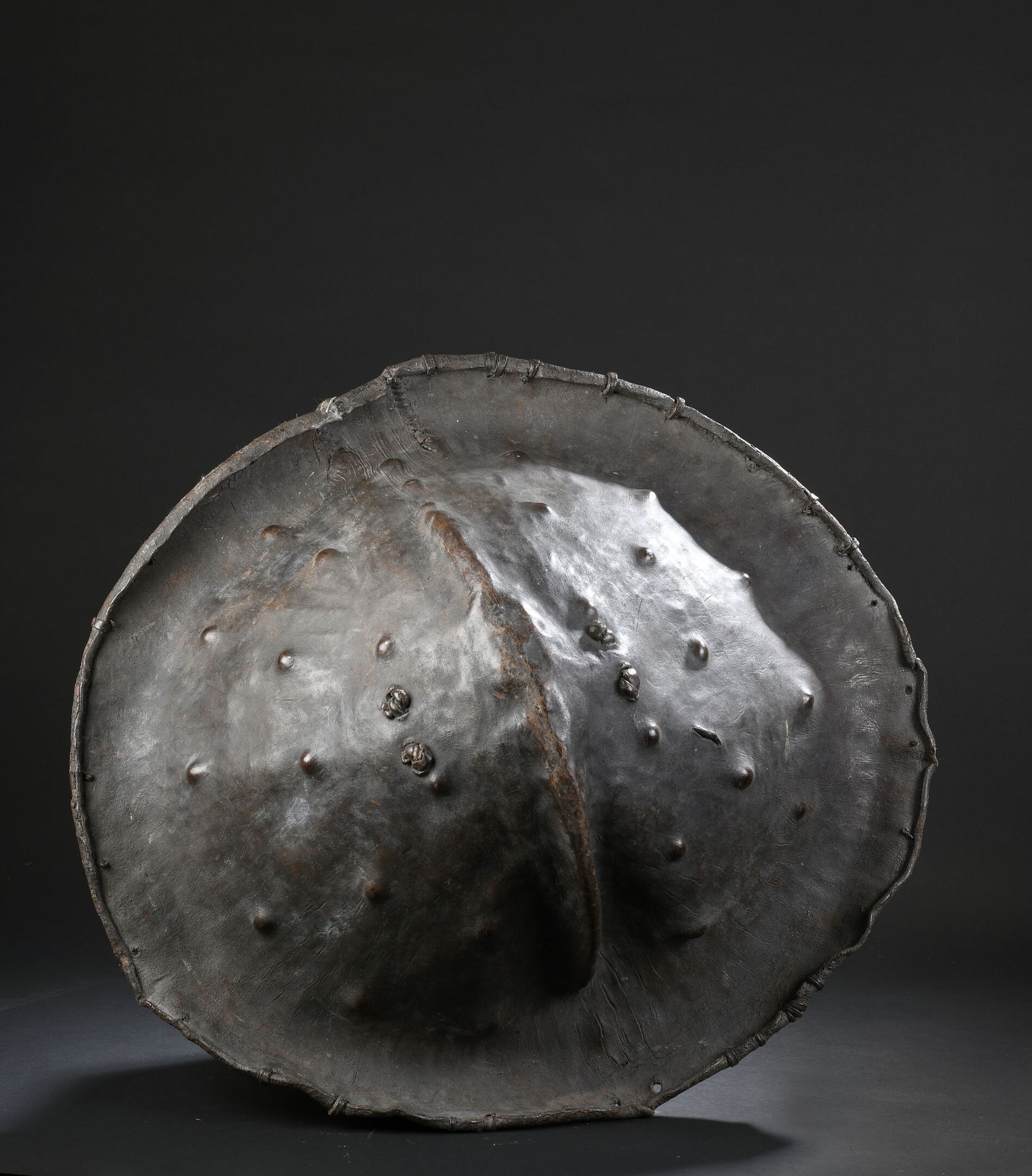 Null Zay/Gurage shield, Ethiopia 
Leather 
Late 19th century, early 20th century&hellip;