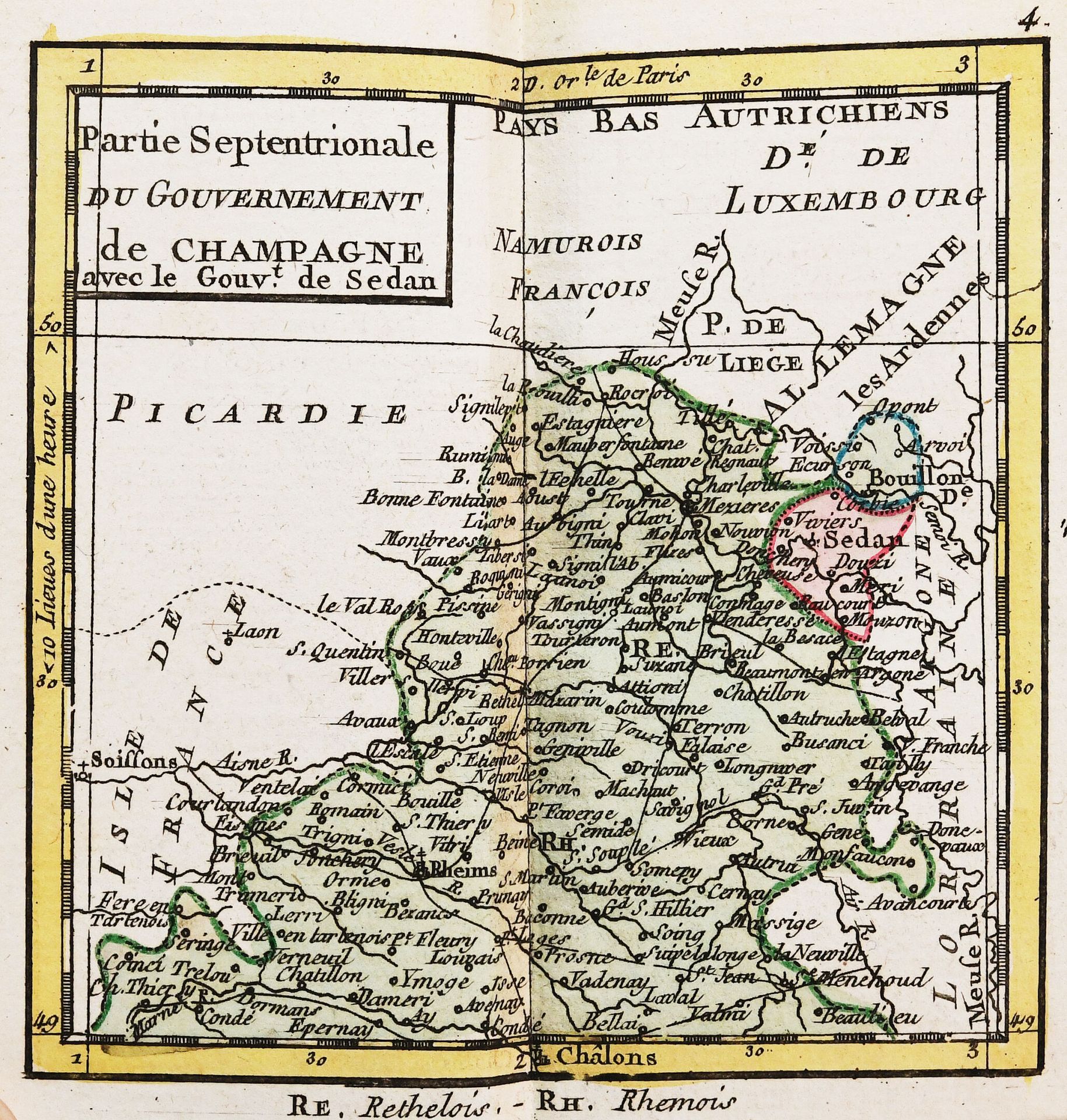 Null [Travel - Navy]. [BRION DE LA TOUR (Louis)]. Atlas of France divided into i&hellip;