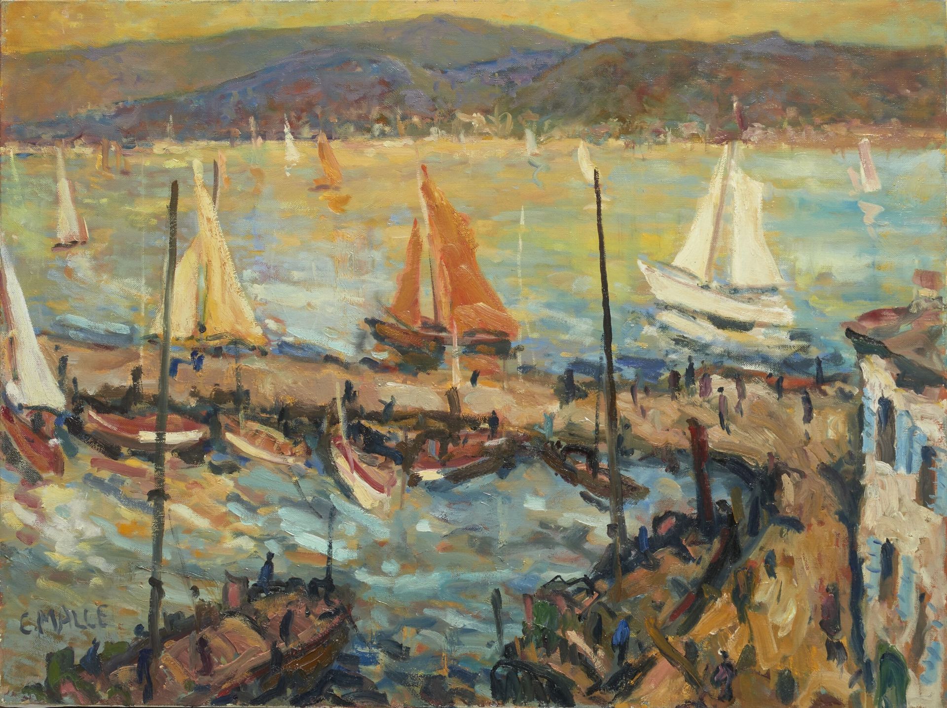 Null Charles MALLE (born in 1935)
A little corner of the coast [Saint-Tropez].
O&hellip;