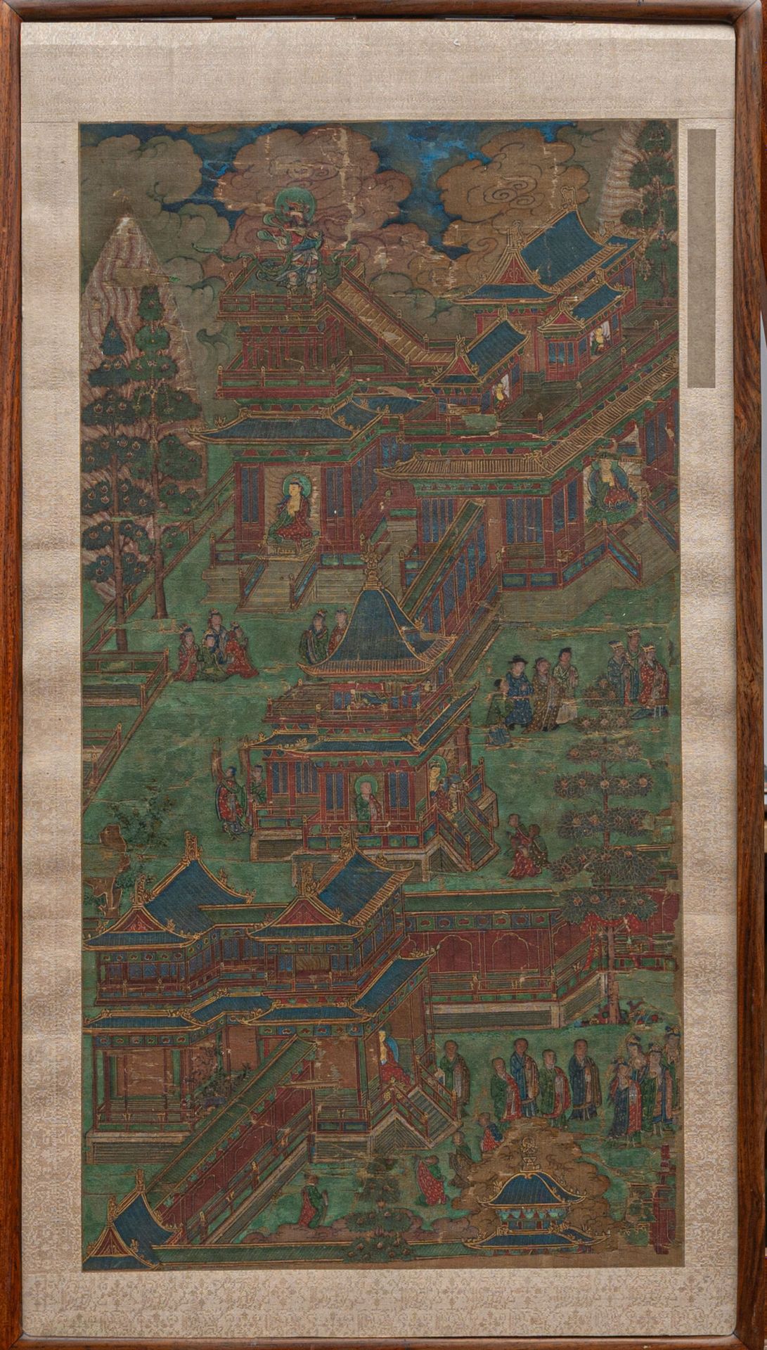Null Peinture bouddhique, Chine, XVIe/XVIIe siècle
Encre et couleurs sur soie, p&hellip;