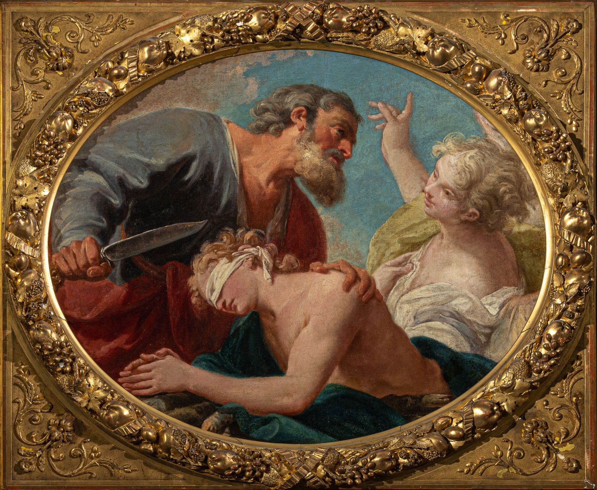 Null Attribuito a Giovanni Battista PITTONI (1687 - 1767)
Il sacrificio di Isacc&hellip;