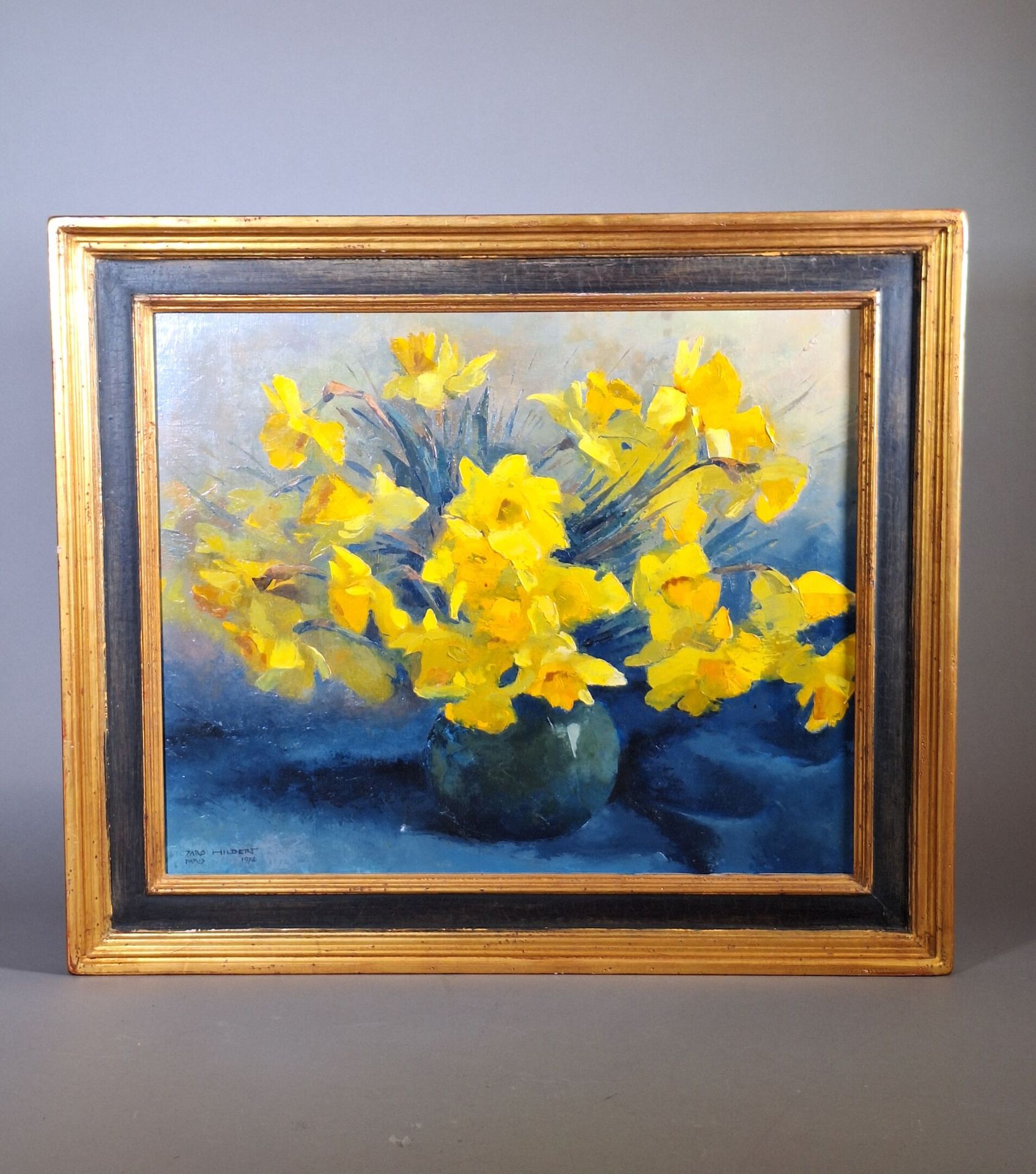 Null Jaro HILBERT (1897-1995)
Bouquet de fleurs, 1972
Huile sur toile, signée, d&hellip;
