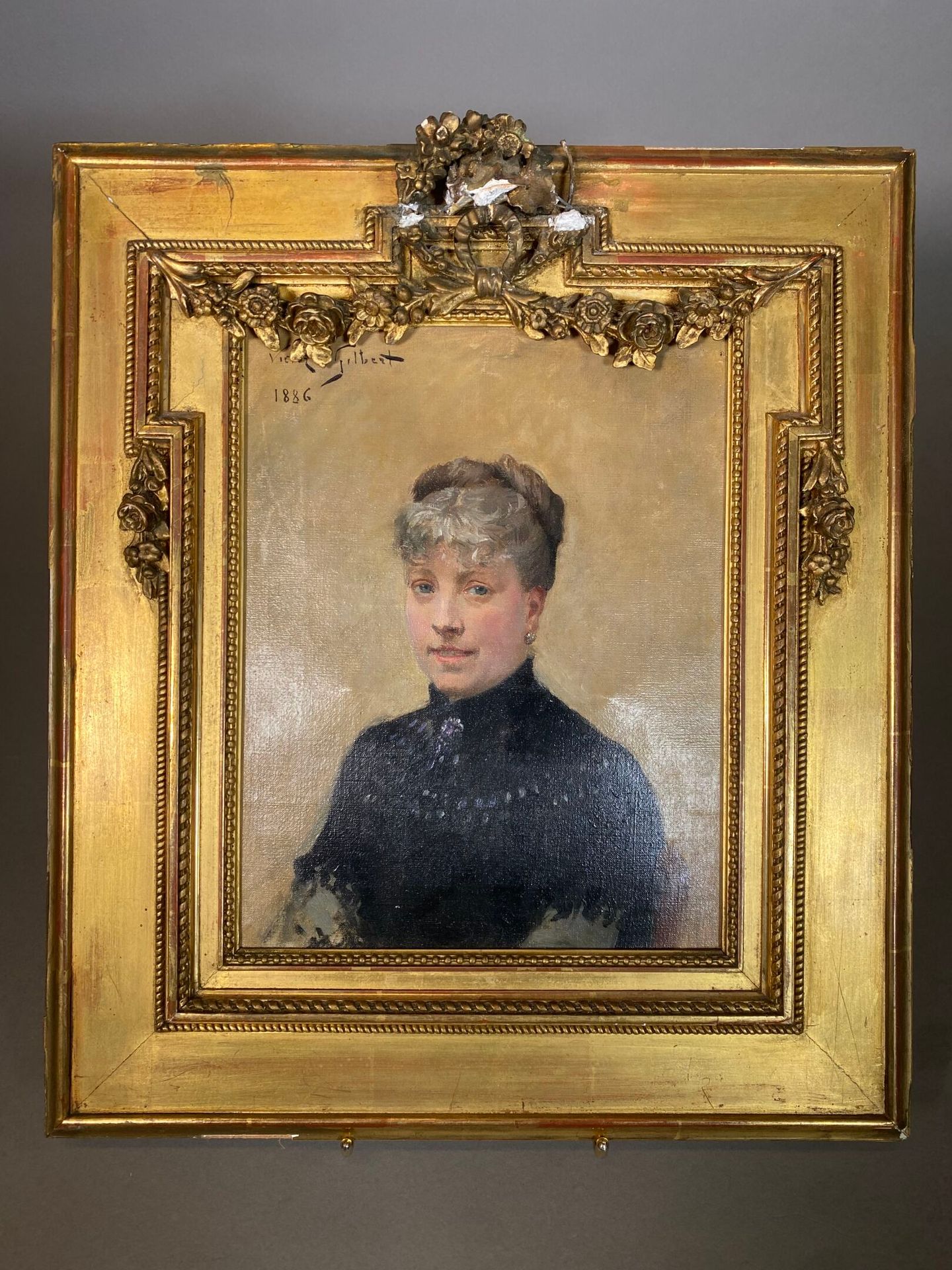 Null Victor Gabriel GILBERT (1847-1935)
Portrait de femme, 1886
Huile sur toile,&hellip;