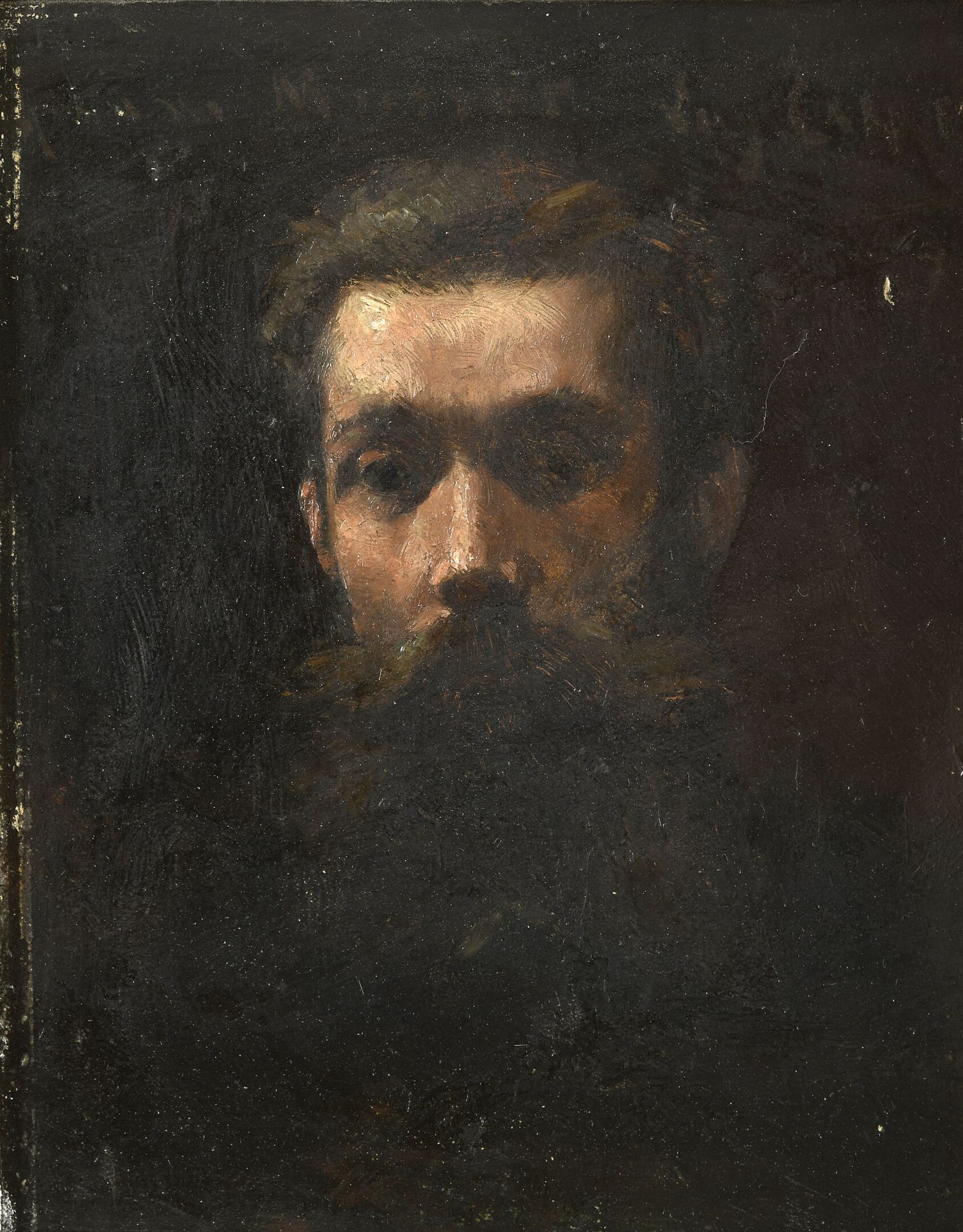 Null Dans le goût d'Eugène Anatole CARRIERE (1849-1906)
Portrait d'homme
Huile s&hellip;