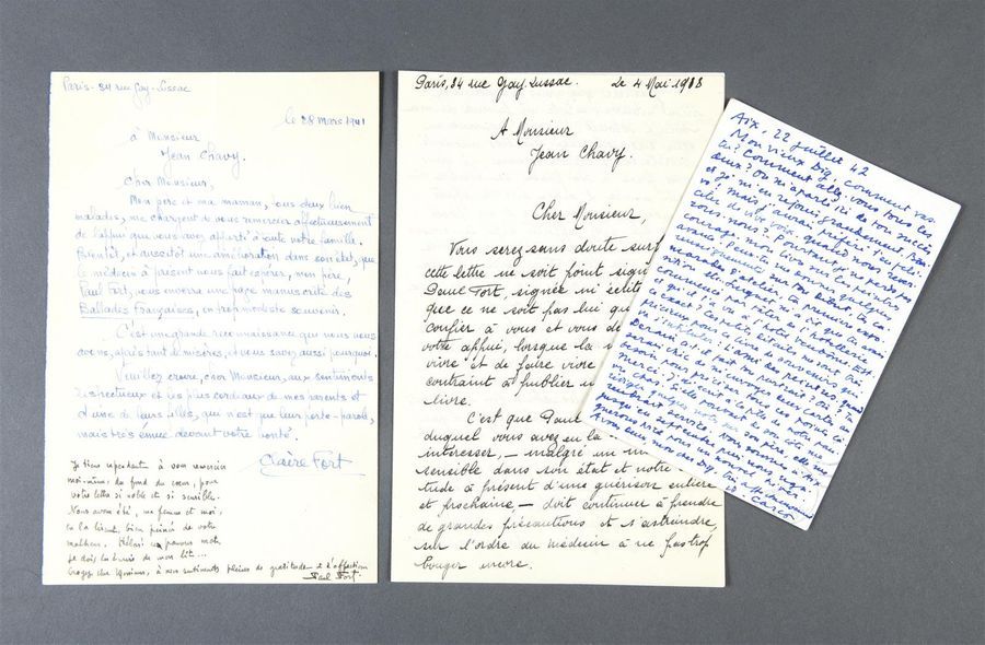 FRANCIS CARCO (1886/1958) L.A.S. À André Dignimont, au dos d'une carte de corres&hellip;