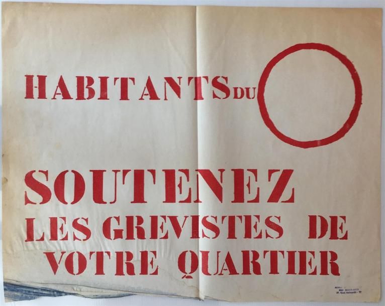 Null "Habitants du O - soutenez les grévistes de votre quartier"

Sérigraphie en&hellip;