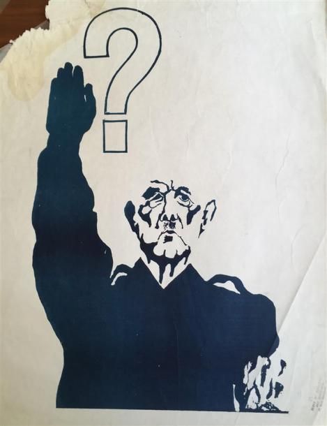 Null "De Gaulle ?"

Sérigraphie monochrome, bleue sur papier non entoilé

Tampon&hellip;