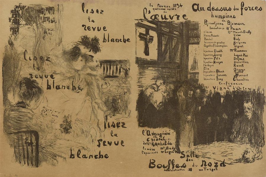 Null PROGRAMMES DU THEÂTRE DE L'OUVRE (Théâtre fondé en 1893 par Lugné Poë, Ed. &hellip;