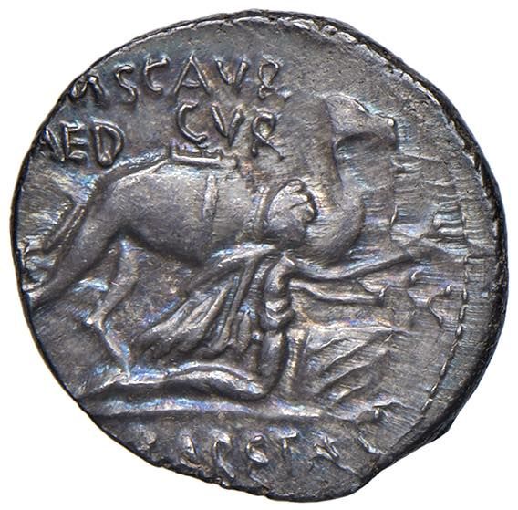 Ancient coins GENS AEMILIA M. Aemilius Scaurus (58 v. Chr.) Denarius - Crawford &hellip;