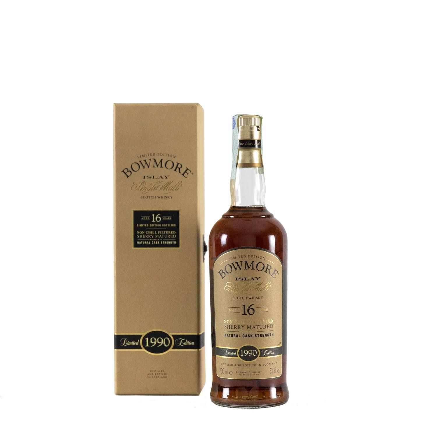 Wines and Spirits Bowmore 16 Year Old, Limited Edition 1990 Islay Single Malt Sc&hellip;