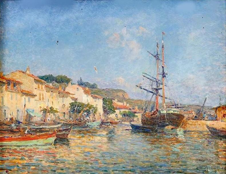 CHARLES MALFROY 1862-1951 (French) * Martigues, 1908
oil on panel
32 x 41 cm (12&hellip;