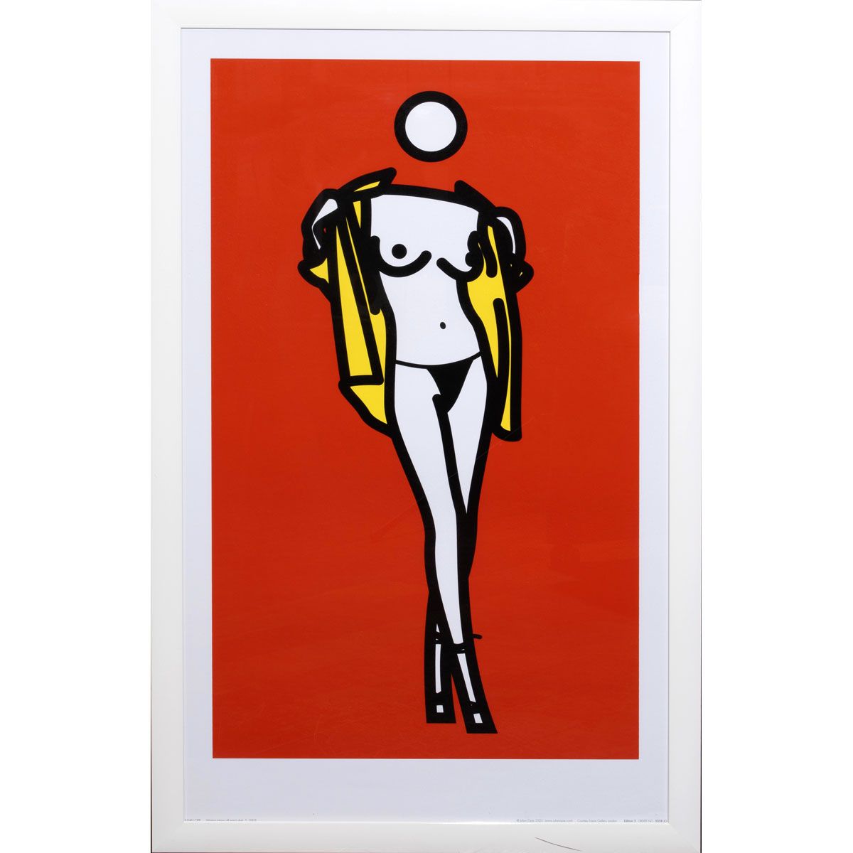 Null 朱利安-欧佩。

女人脱掉男人的衬衫，2003年

丝网印刷

100 x 60厘米