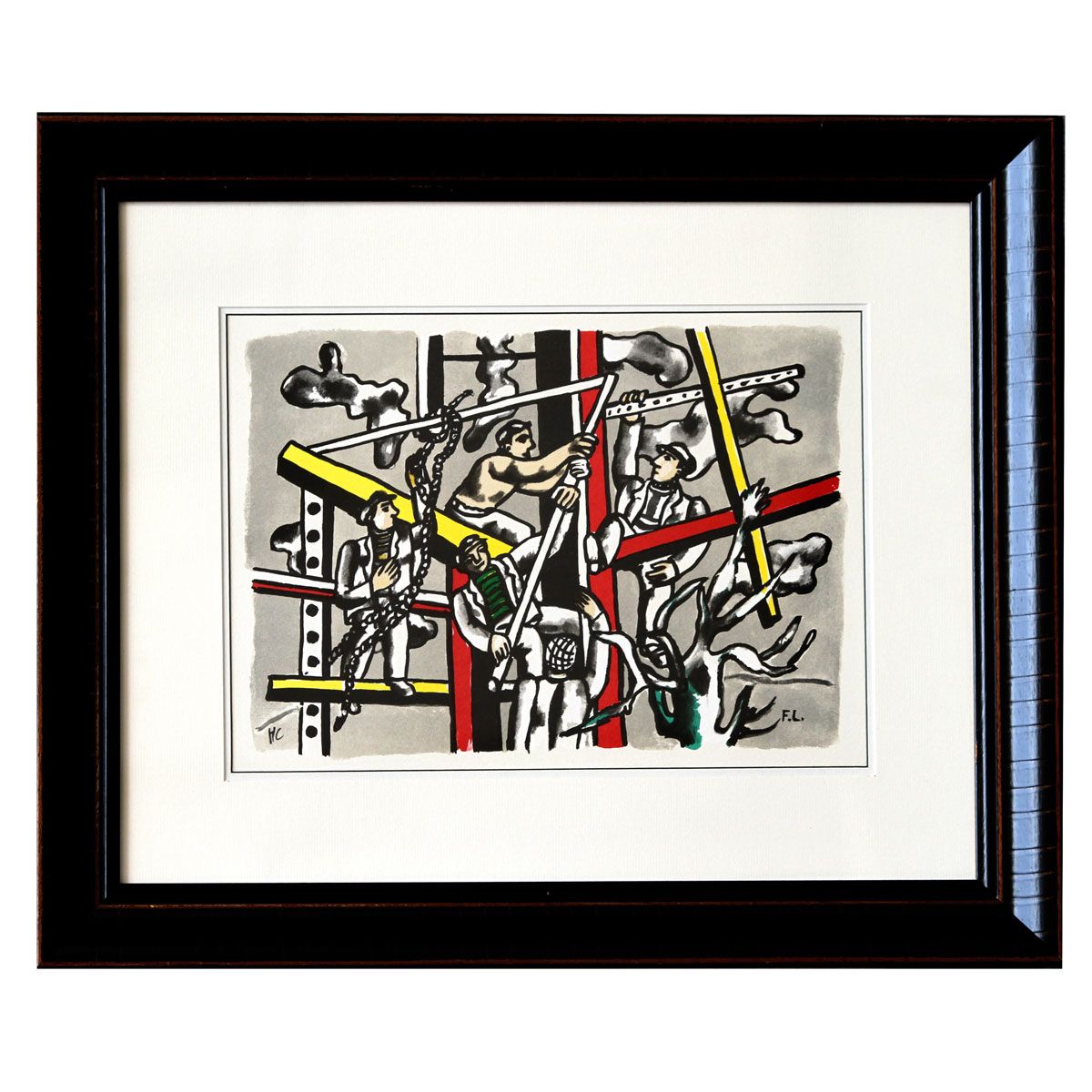 Null Fernand LEGER, French (1881-1955)

The Builders, 1950

Lithograph, HC print&hellip;