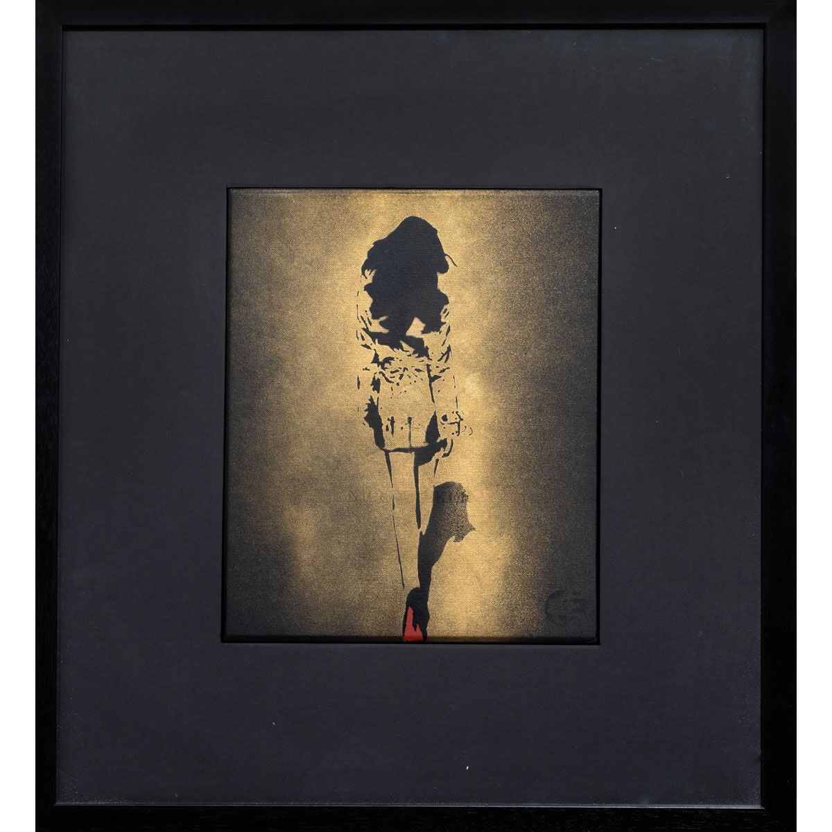 Null 尼克-沃尔克，英国人，生于1969年

无题》，2014年（约）。

气溶胶和模板在《尼克-沃克的艺术》一书的封面上，独特的作品

28 x 23厘米&hellip;