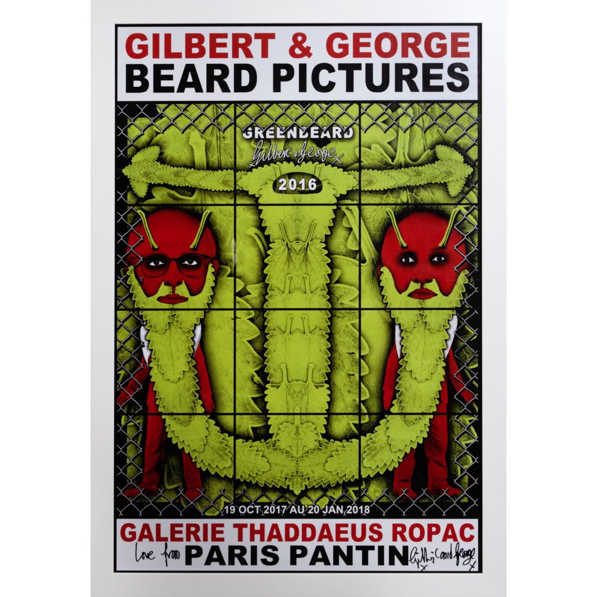 Null 吉尔伯特和乔治（Gilbert PROUSCH & George PASSMORE），英国人，生于1943年和1942年

6张签名的海报，来自于巴黎&hellip;