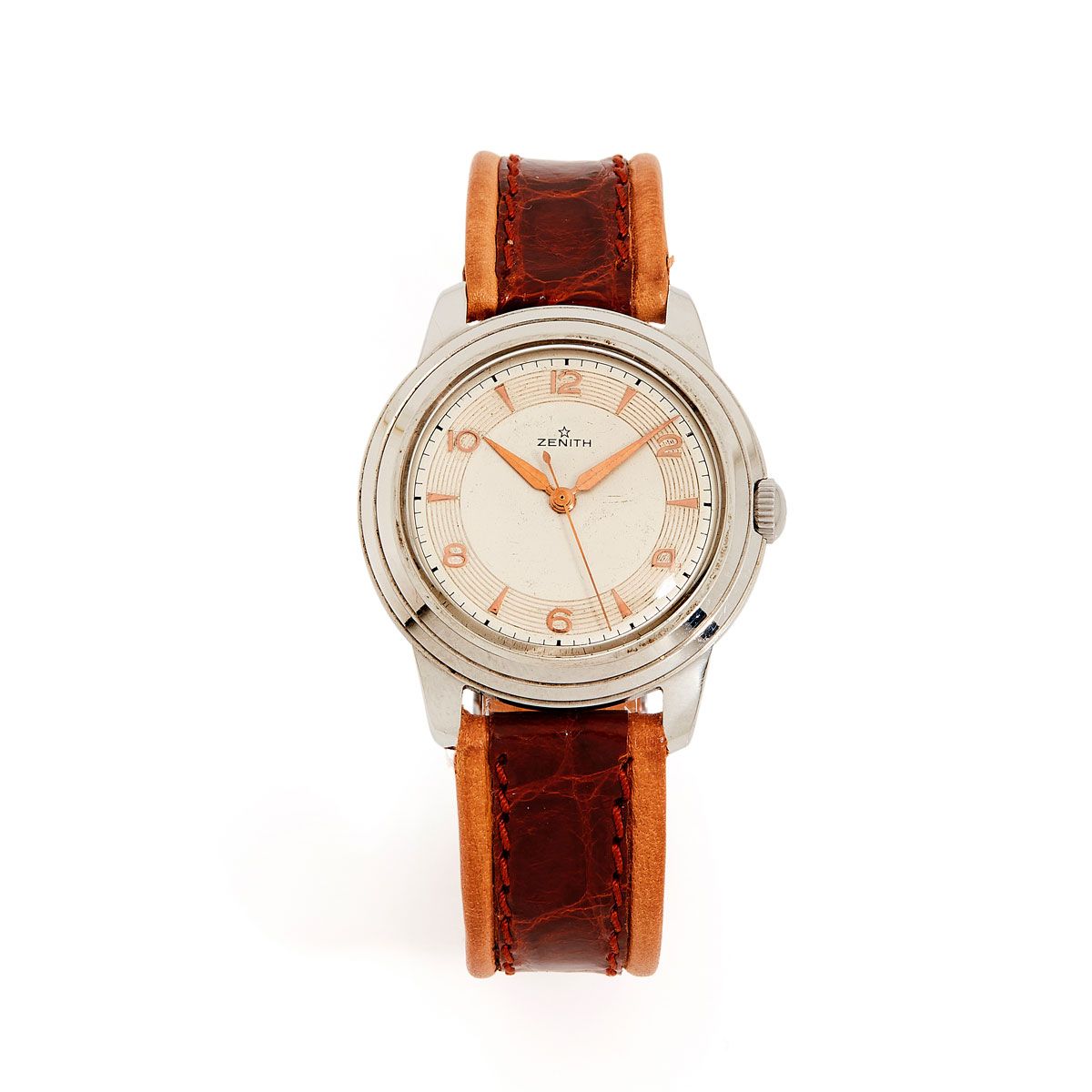 Null Zenith, No. 719606, circa 1950


A beautiful vintage steel watch, stepped c&hellip;