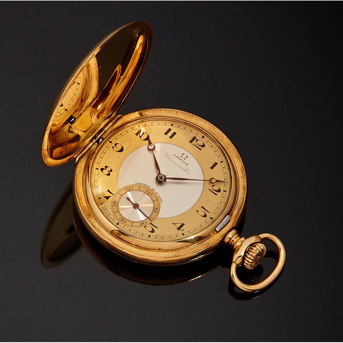 Null Omega, Chronometer, Nr. 6490404, geliefert in die französischen Kolonien am&hellip;
