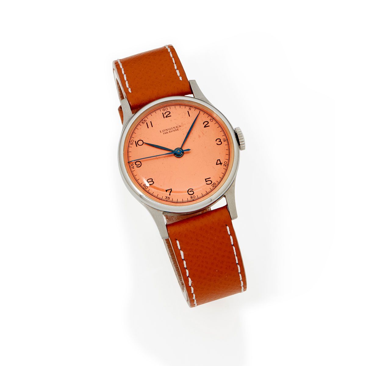 Null Longines, No. 23014, circa 1940.

A beautiful classic steel watch, salmon d&hellip;