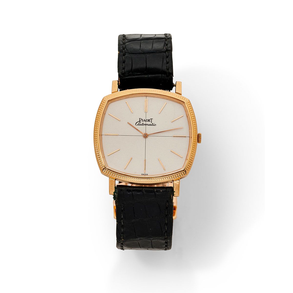 Null Piaget, n° 12409/154654, vers 1975.

Une montre automatique en or, lunette &hellip;