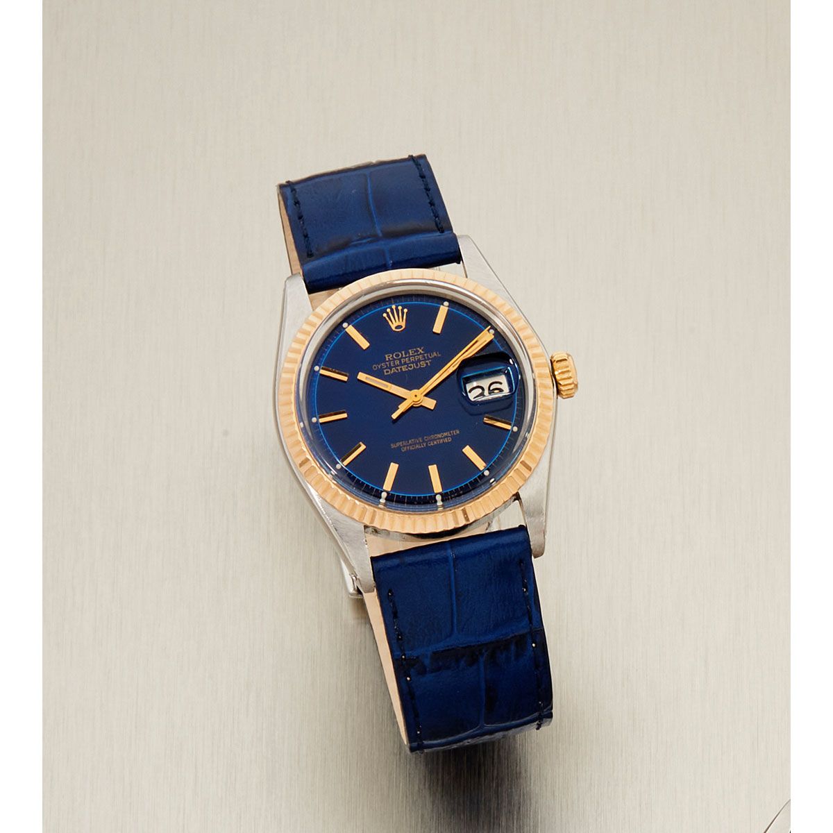 Null Rolex, Datejust, Réf. 1601, n° 4037xxx, vers 1976.

Une belle montre en aci&hellip;