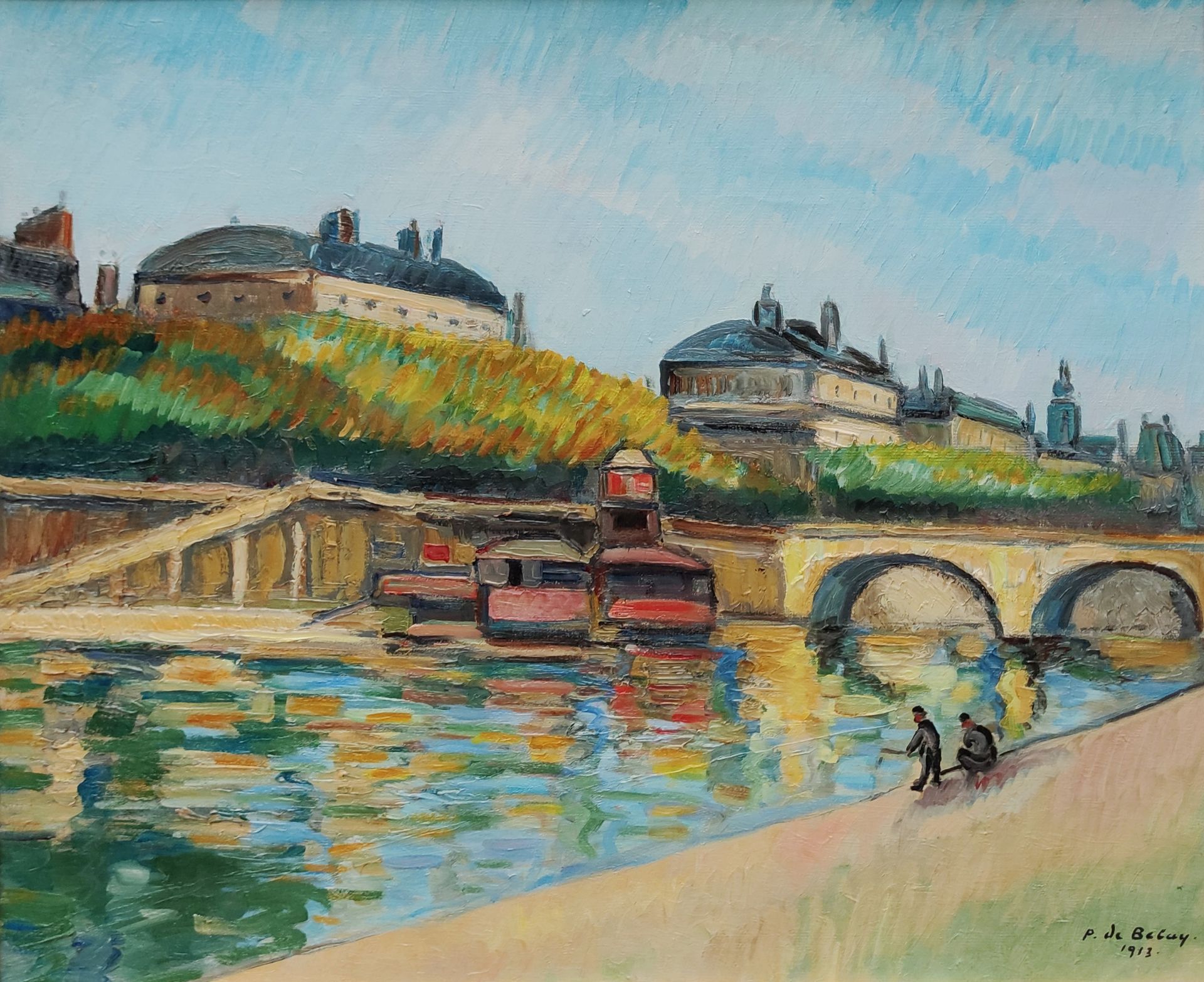 Null 
Pierre DE BELAY (1890-1947)




Paris, La Seine, 1913




Öl auf Leinwand &hellip;
