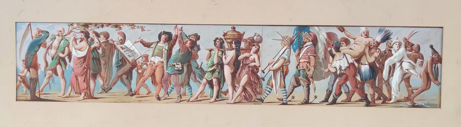 Null 法国学校(XX)

以爱情和狂欢为主题的浮雕研究

纸上水粉画

9,3 x 46,5 cm