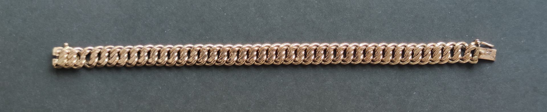 Null SMALL BRACELET in yellow gold 750°/00 Weight : 14.5 g