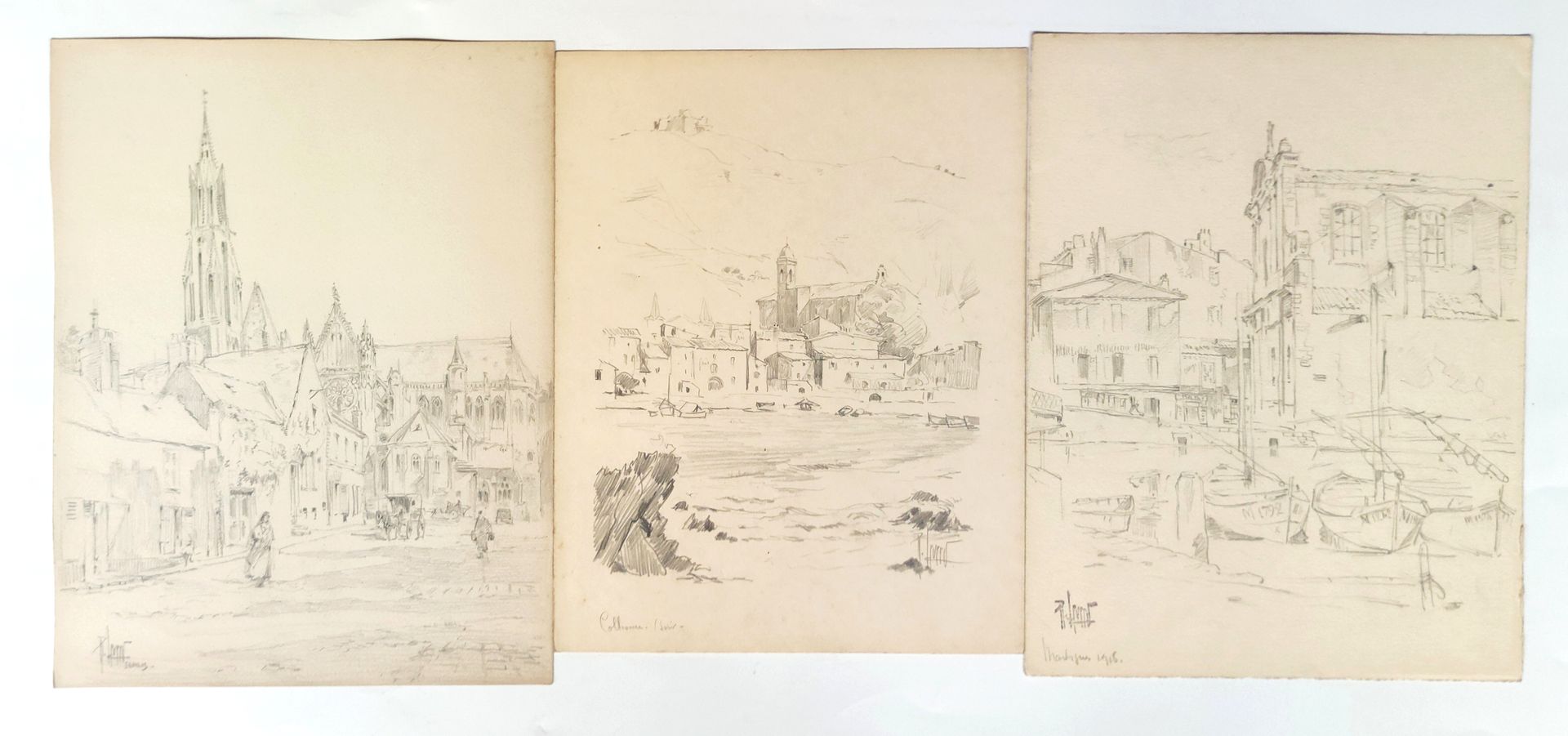 Null 
René LEVERD (1872-1938)



Varios paisajes, algunos con figuras (Martigues&hellip;