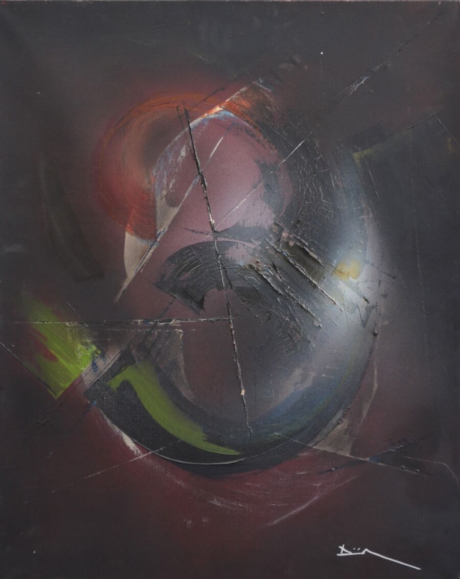 Null 杜米尼尔-弗兰克(1933-2014)

"灯光，作品" 7971

HST，左下方有签名，背面有标题

92 x 73 cm