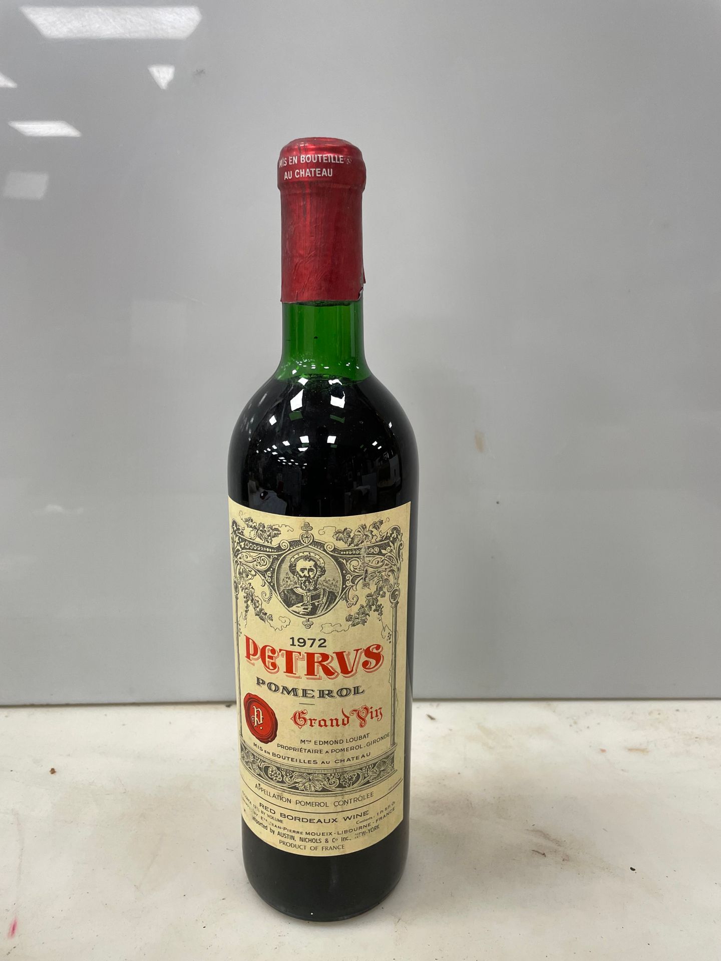 Null 1 Bottle CHT PETRUS 1972 (nlb)