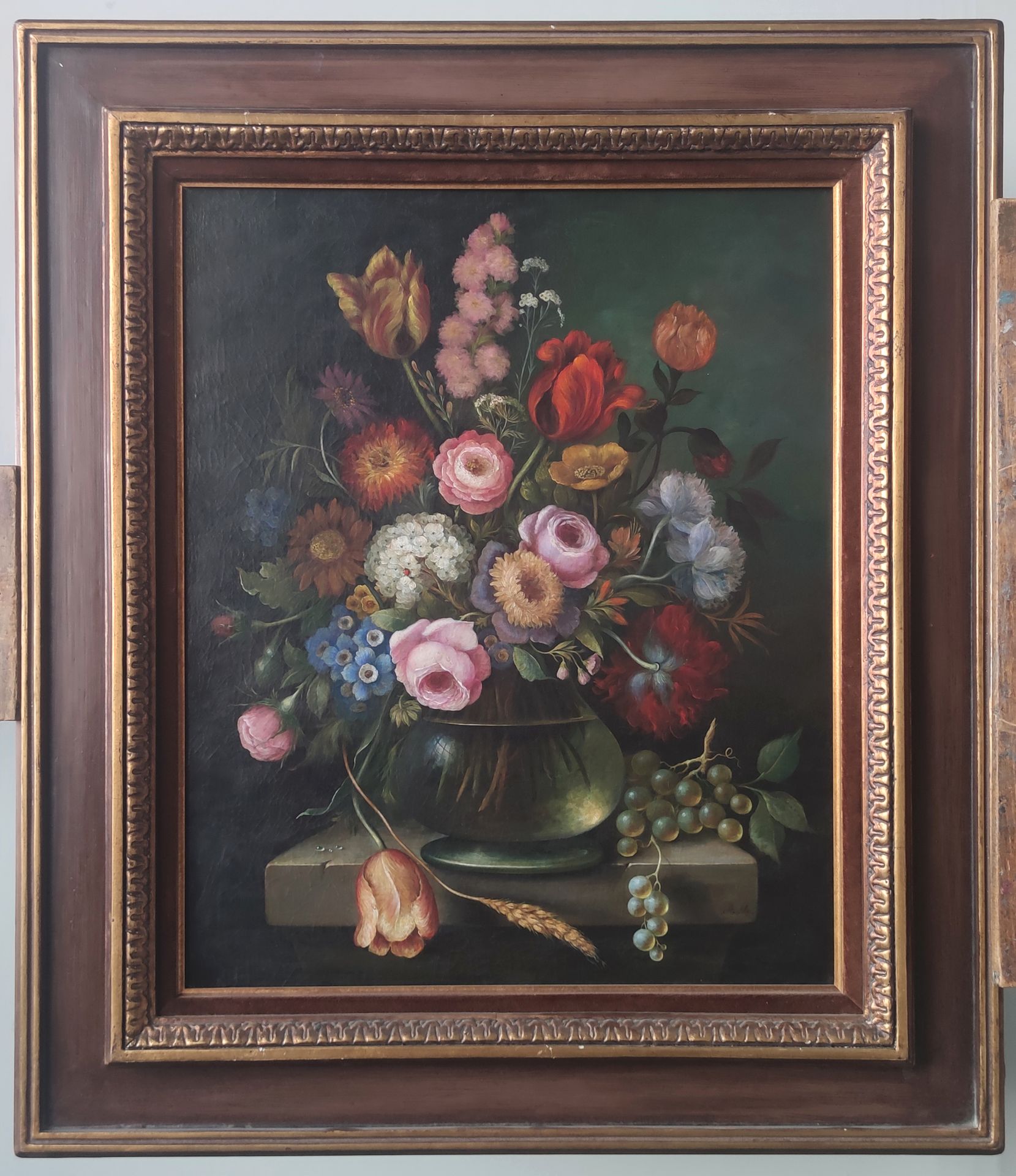 Null FRENCH SCHOOL in the taste of the XVIIth century 

Still life with bouquet
&hellip;