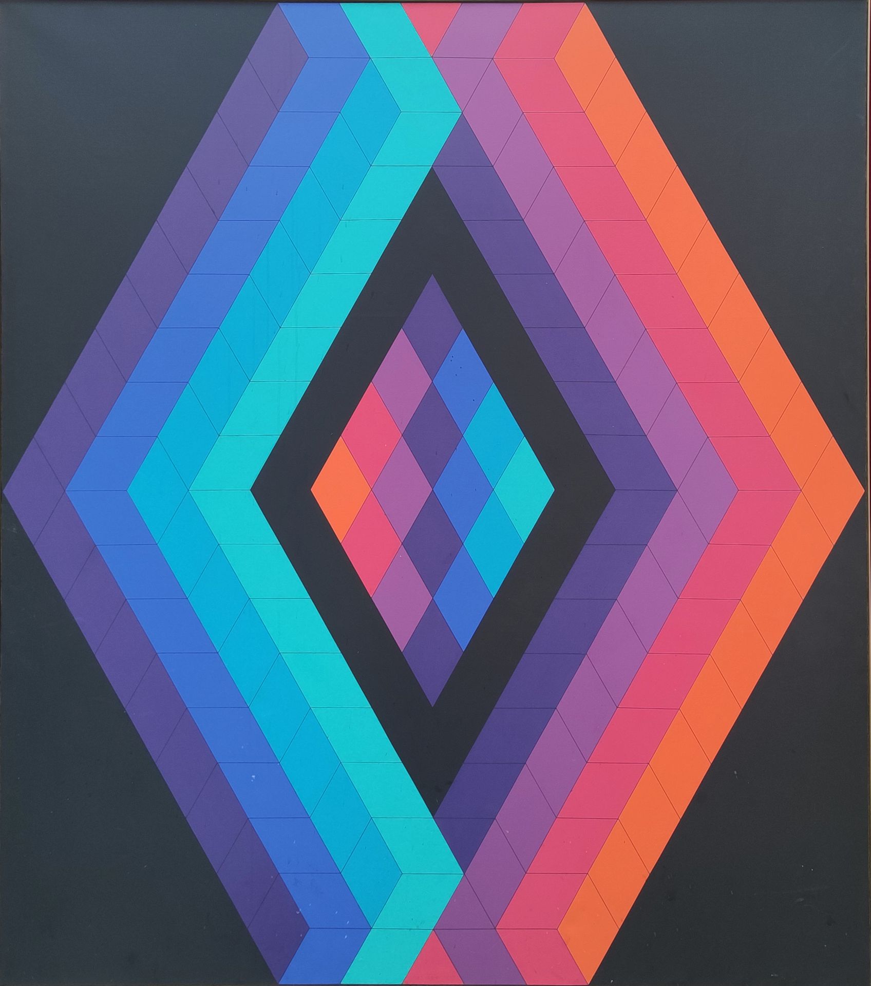 Null Victor VASARELY (1906-1997)

MEKKA, 1981

Acrylgemälde auf Leinwand signier&hellip;