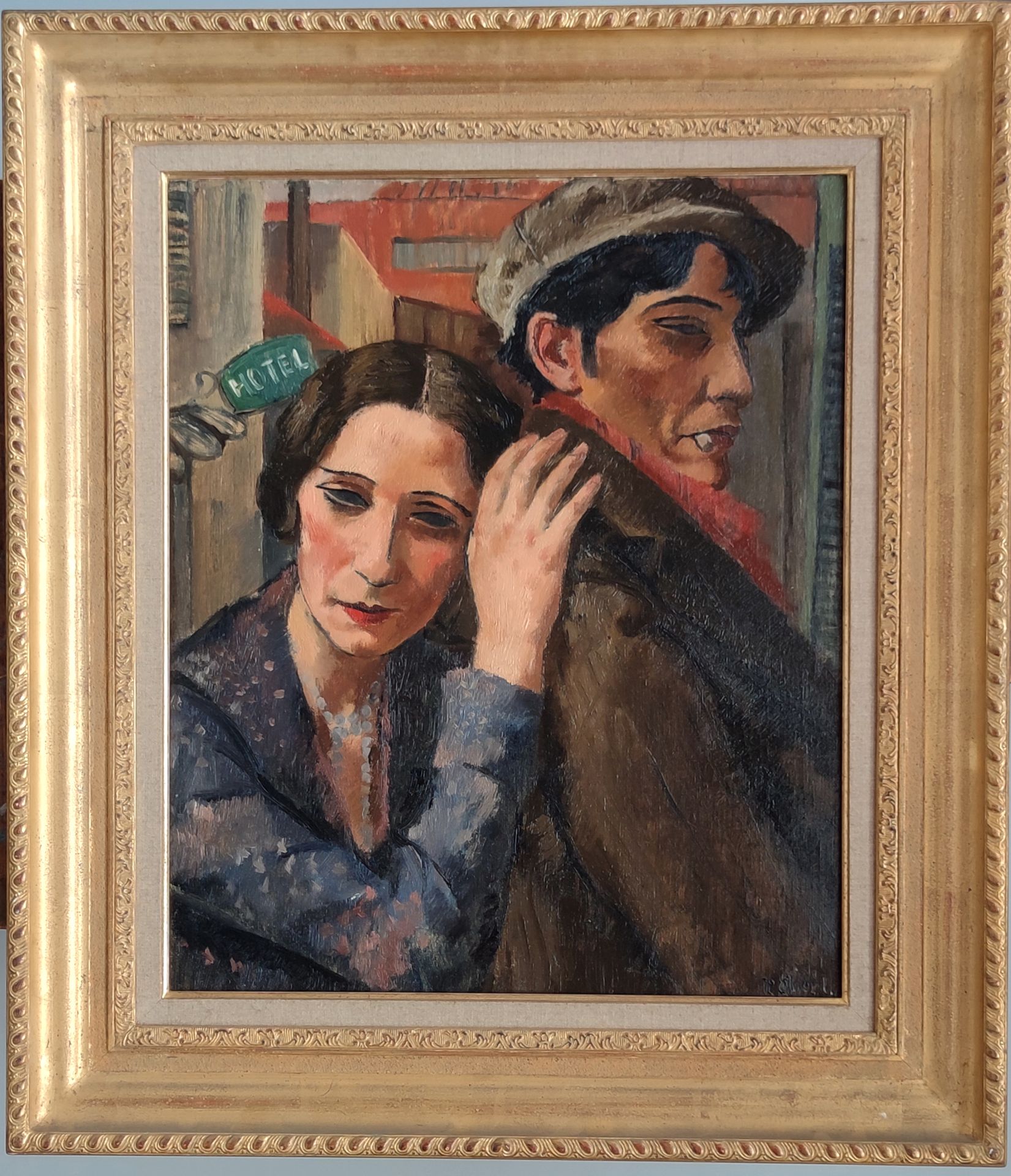 Null 
弗朗索瓦-莫里斯-奥古斯丁-埃伯尔(1887-1962)

我的男人，约1933年

布面油画，右下角有签名

65 X 54厘米

出处：1969&hellip;