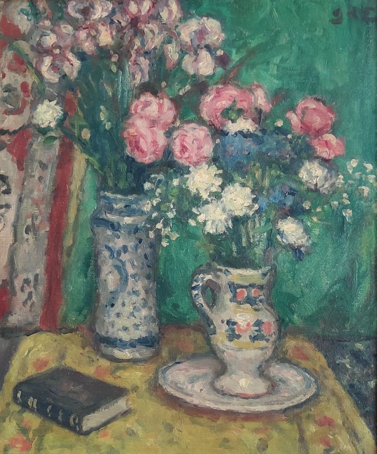 Null 
Georges D'ESPAGNAT (1870-1950)

花束的静物

右边有签名的布面油画 65 X 54 cm (衬里)