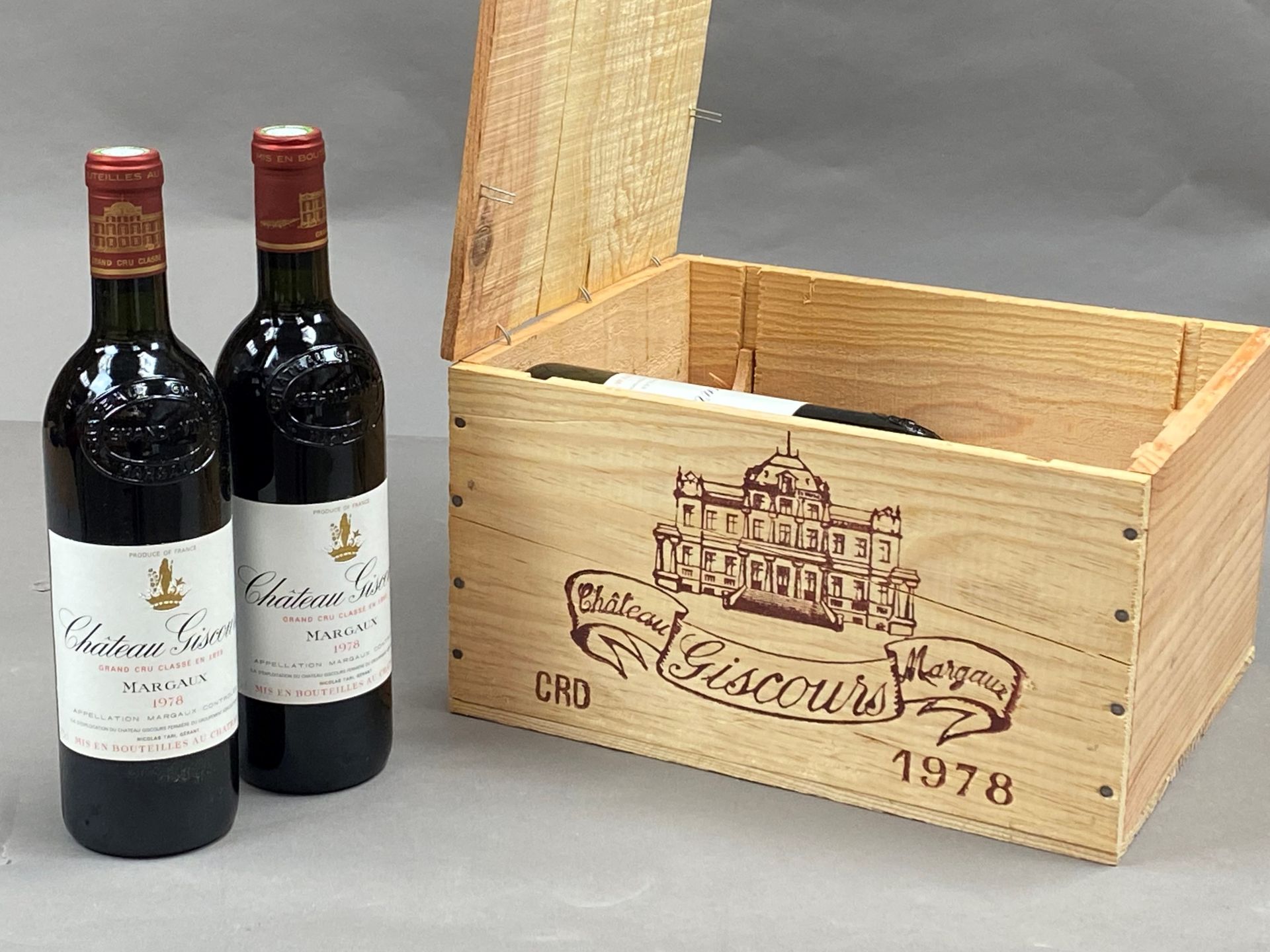 Null 12 bottiglie Château Giscours 1978 3° GCC Margaux (2 scatole da 6) (BG)