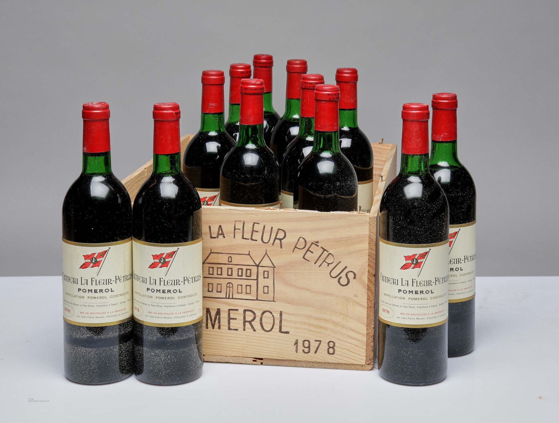 Null 12 bouteilles Château La Fleur-Pétrus 1978 Pomerol CB (11 BG, 1 NTLB)
