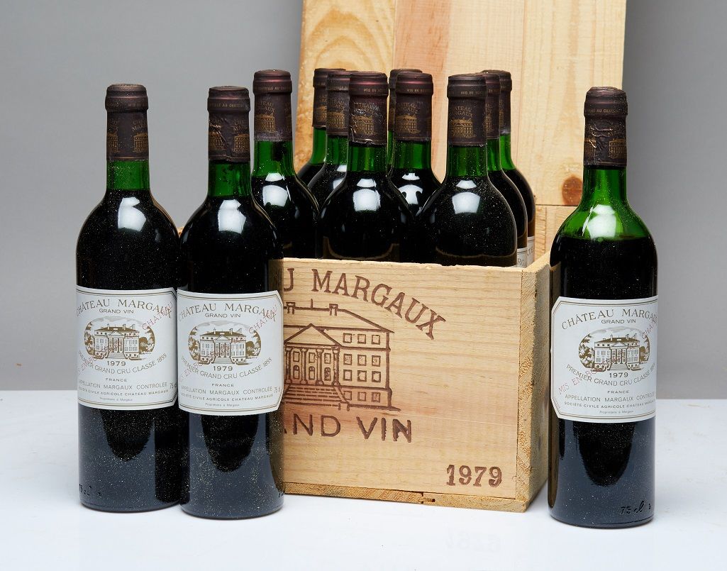 Null 12 bottiglie Château Margaux 1979 1er GCC Margaux CB (BG NTLB, 1 LOW SHELL,&hellip;