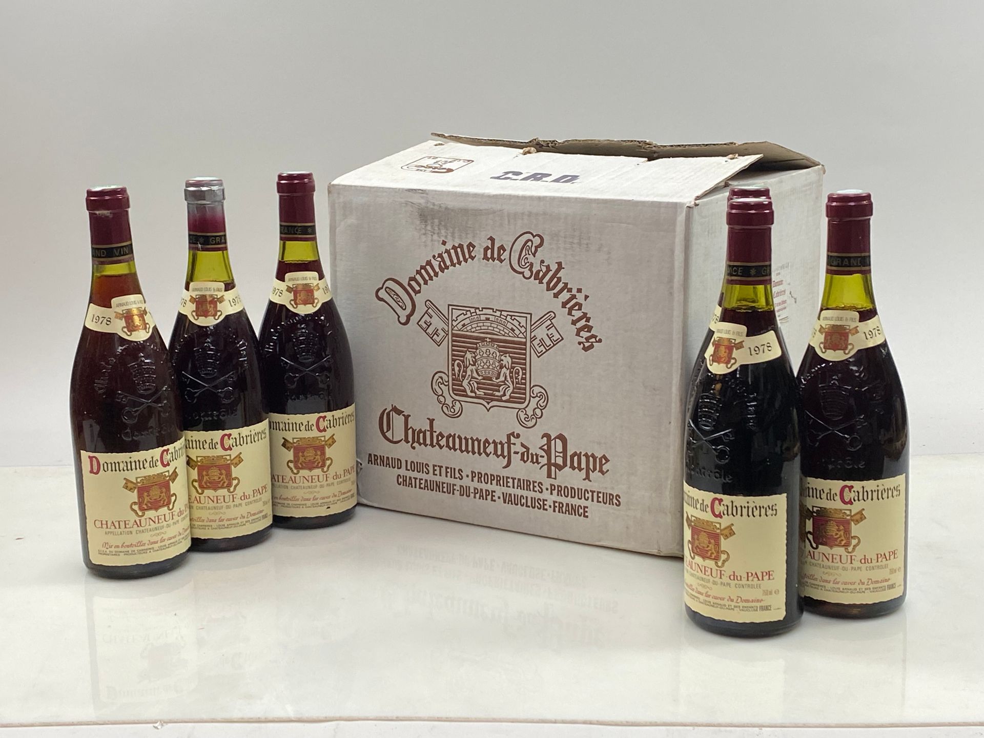 Null 12瓶Chateau Cabrières 1978 Fam Louis Arnaud CB