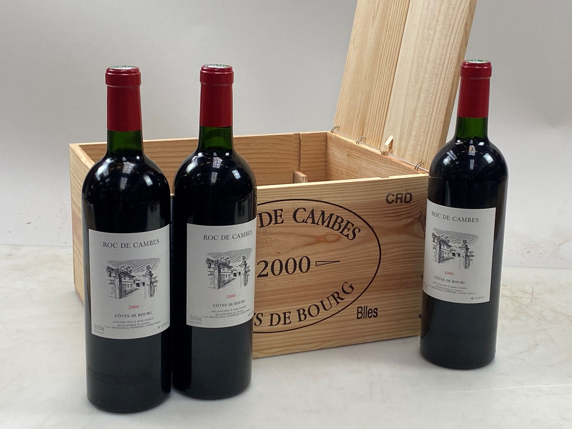 Null 6 bouteilles Roc de Cambes 2000 Côtes de Bourg CB