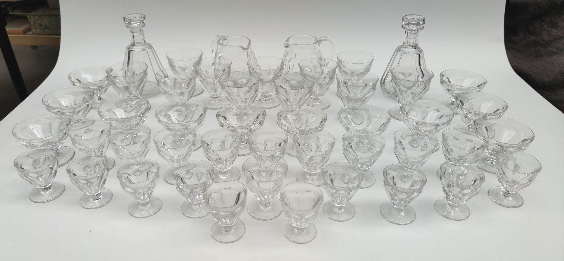 Null BACCARAT 
Part of a glass set, model "Talleyrand" including 11 water or red&hellip;