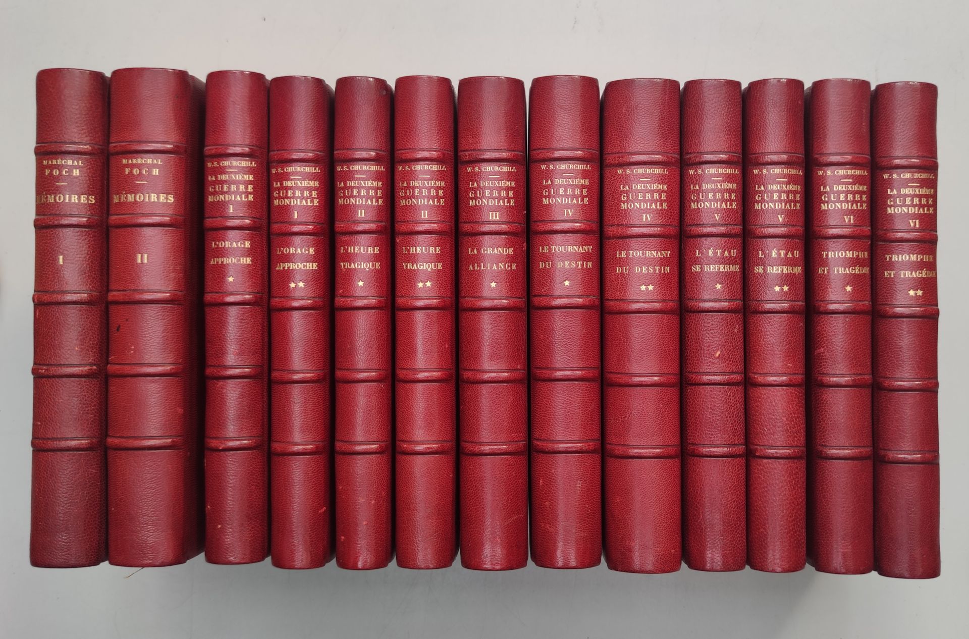 Null Marechal FOCH
Mémoires , 2 volumes, librairie Plon, reliés édition original&hellip;