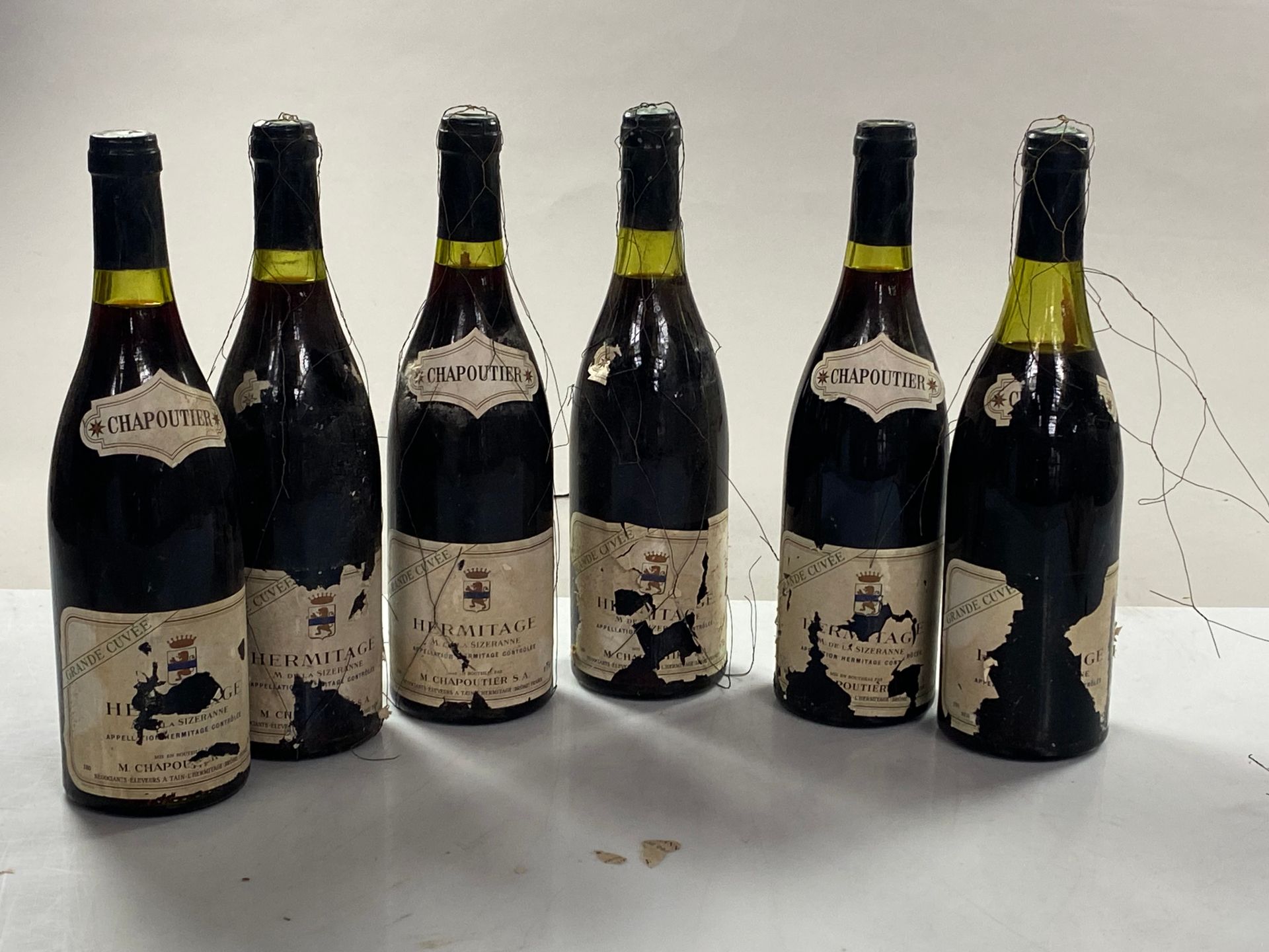 Null 6 bottiglie Hermitage Grande Cuvée Monier de la Sizeranne Vieux Chapoutier &hellip;