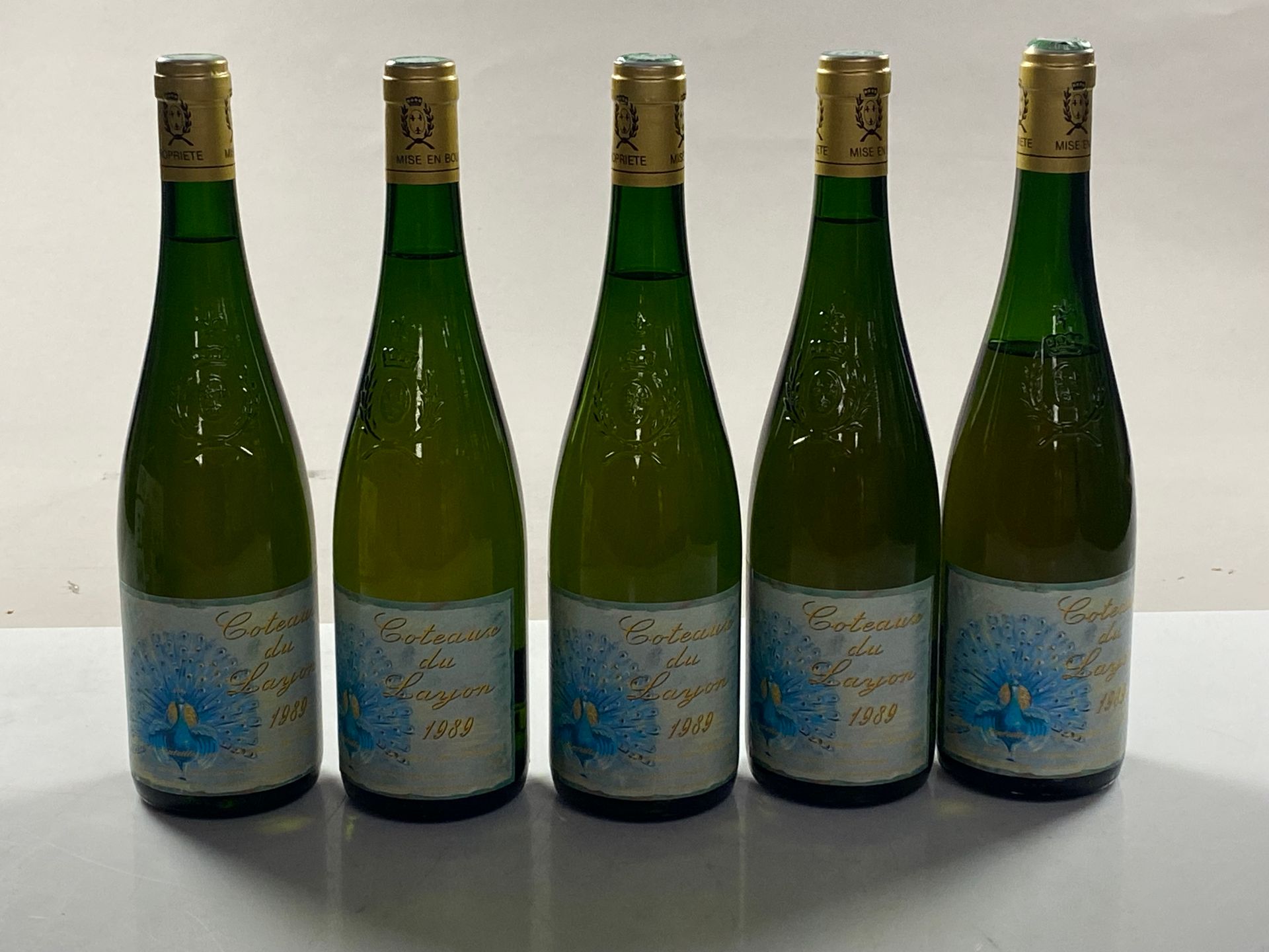 Null 5 Flaschen Cuvée Le Paon 1989 Coteaux du Layon Dom des Baumard (Originalkar&hellip;