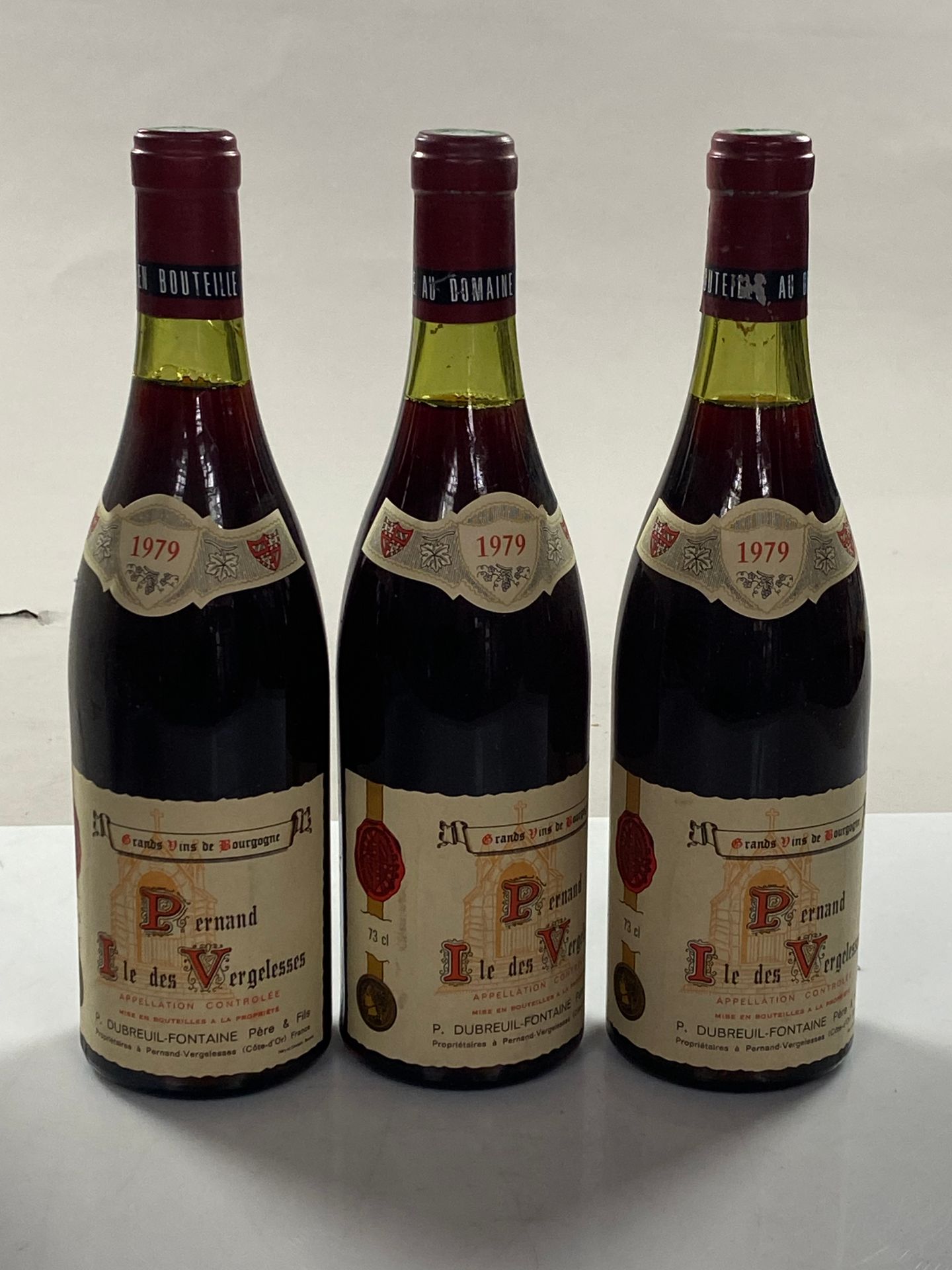 Null 3瓶 Pernand Ile des Vergelesses 1979 1er C Dom Dubreuil-Fontaine