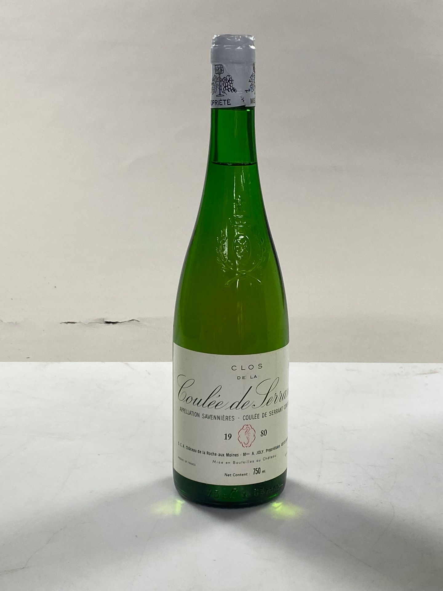Null 1 bouteille Clos de la Coulée de Serrant 1980 Madame Joly